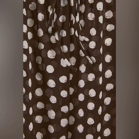 ZARA SATIN PANTS WITH POLKA DOT - Picture 9 of 9